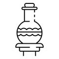 Magic potion icon, outline style Royalty Free Stock Photo