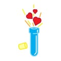 Magic potion icon , vector illustration Royalty Free Stock Photo