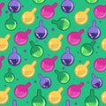Magic potion pattern Royalty Free Stock Photo