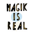 Magic Is Real Colorful Lettering Poster in Vector