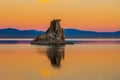 Magic salt lake in California Royalty Free Stock Photo