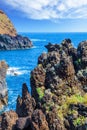 Magic shores of the volcanic island of Madeira