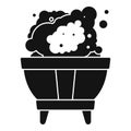 Magic smoke bowl icon, simple style Royalty Free Stock Photo