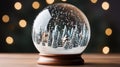 magic snow globe