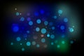 Magic sparkle, light dots, vector bokeh effect. background wallpaper. Royalty Free Stock Photo