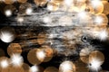 Magic sparkle, light dots, vector bokeh effect. background wallpaper. Royalty Free Stock Photo