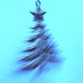 Magic sparkling Christmas tree
