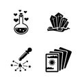 Magic Spell, Wizard. Simple Related Vector Icons