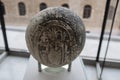 Magic sphere in the Acropolis museum, Athens, Greece
