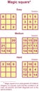 Magic Square Royalty Free Stock Photo