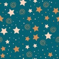 Magic Stars repeat pattern design