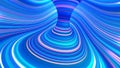 Magic swirl lines, fantasy wave data flow. Abstract whirlpool of rays