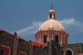 Church Parroquia Santa Maria de Asuncion. Tequisquiapan, Queretaro, Mexico.