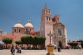 Church Parroquia Santa Maria de Asuncion. Tequisquiapan, Queretaro, Mexico.