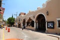 Street and Architecture of Tequisquiapan, Queretaro, Mexico.