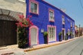 Street and Architecture of Tequisquiapan, Queretaro, Mexico.