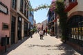 Street and Architecture of Tequisquiapan, Queretaro, Mexico.