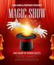 Magic trick, performance, circus, show concept