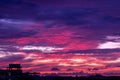 Magic Unreal Colorful Sky at Sunrise Royalty Free Stock Photo