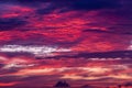 Magic Unreal Colorful Sky at Sunrise Royalty Free Stock Photo