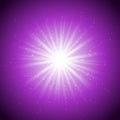 Magic violet light-01 Royalty Free Stock Photo