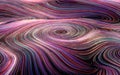Magic vortex lines, fantasy wave pattern, 3d rendering