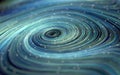 Magic vortex lines, fantasy wave pattern, 3d rendering