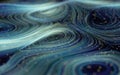 Magic vortex lines, fantasy wave pattern, 3d rendering