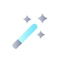 Magic wand tool flat gradient color ui icon