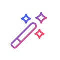 Magic wand tool pixel perfect gradient linear ui icon