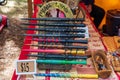 Magic wands for sale at the Lady of the Lakes Renaissance Faire - Tavares, Florida, USA