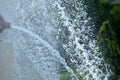 The Magic Water Circuit - park with a series of different fountains in Lima, Peru - fountain water splash.drops,jet,water splash. Royalty Free Stock Photo