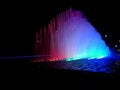Magic Water Circuit waterjet fountain by night, Lima