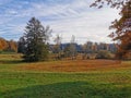 Magical autumn swiss mooreland Royalty Free Stock Photo