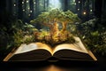 magical book, AI generated Royalty Free Stock Photo