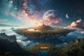 Cosmic Serenity: Celestial Dreamscape - The Moon