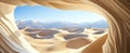 Magical desert, AI generated