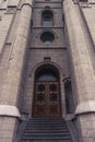 Magical door of salt lake temple Royalty Free Stock Photo