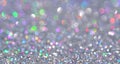Magical festive shiny background for Christmas. Neon pastel bright magic unicorn rainbow abstract lights. Blurred Royalty Free Stock Photo