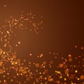 Magical glittering christmas abstract background