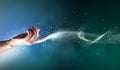 Magical hands conceptual image Royalty Free Stock Photo