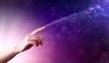 Magical hands conceptual image Royalty Free Stock Photo
