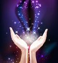 Magical healing energy Royalty Free Stock Photo