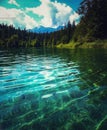 A magical lake of Switzerland Royalty Free Stock Photo
