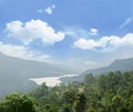 Magical landscape with tropical valley