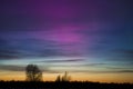 Colorful Aurora Borealis photographed in Saaremaa Estonia