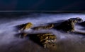 Magical long exposure waves at Rishikonda beach, Vizag, India