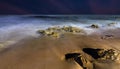 Magical long exposure waves at Rishikonda beach, Vizag, India