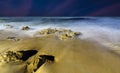 Magical long exposure waves at Rishikonda beach, Vizag, India