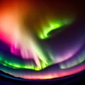 Magical and mystical northern lights. Aurora Borealis.